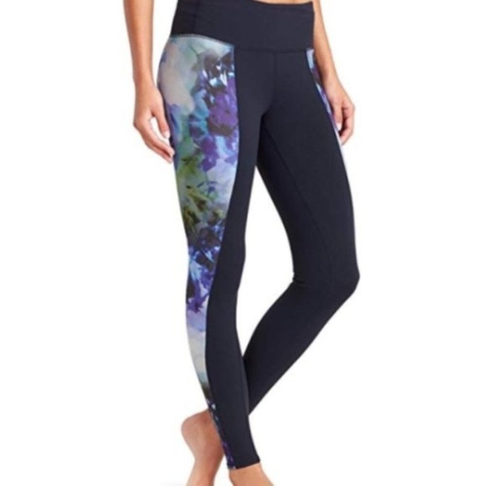 Athleta High Rise Bloom Chaturanga Leggings